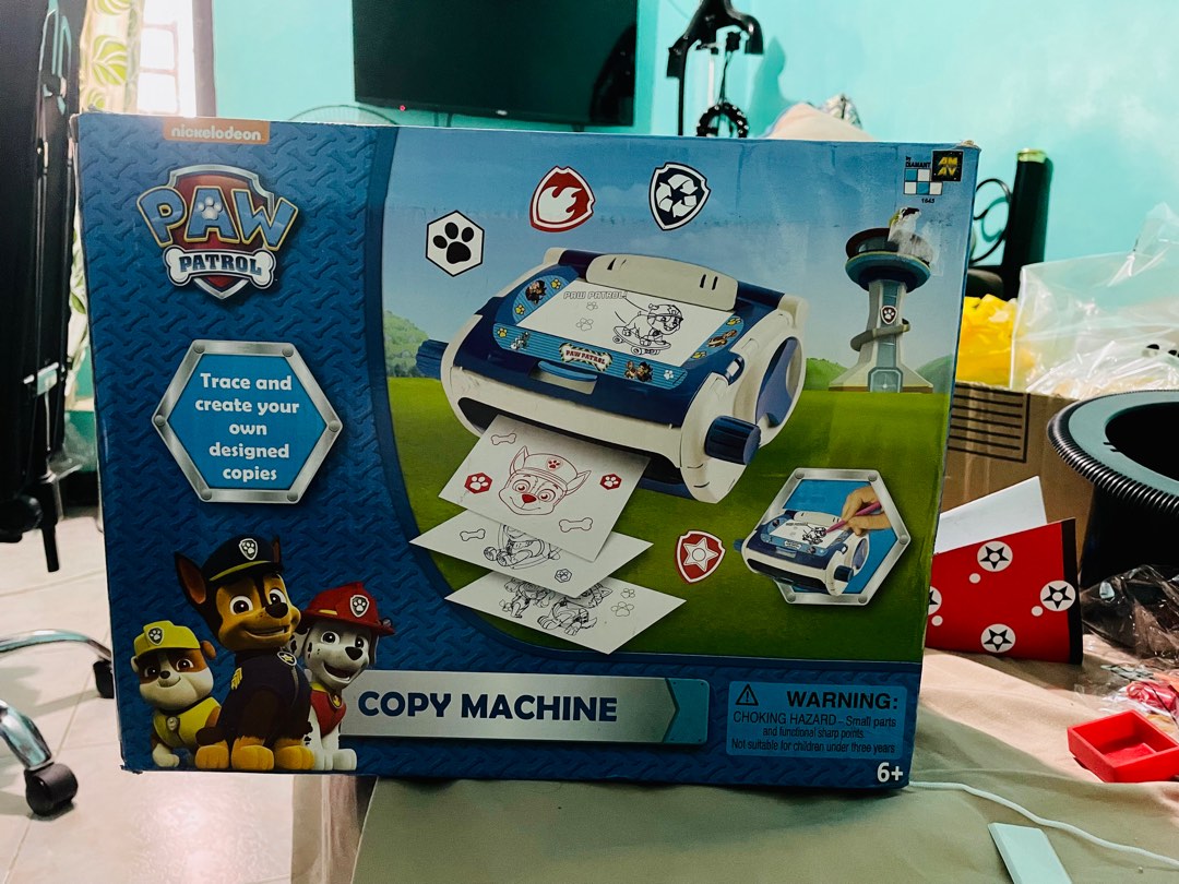Paw Machine Tp Paw Patrol copy machine, Hobbies & Toys, Stationary & Craft, Art ...