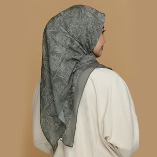 Peony Cotton Voile Omerascarf