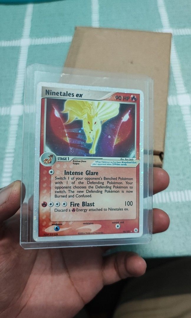 Pokemon TCG Ninetales EX Rare Holo 2004 Pokemon/Nintendo, Hobbies & Toys,  Toys & Games on Carousell