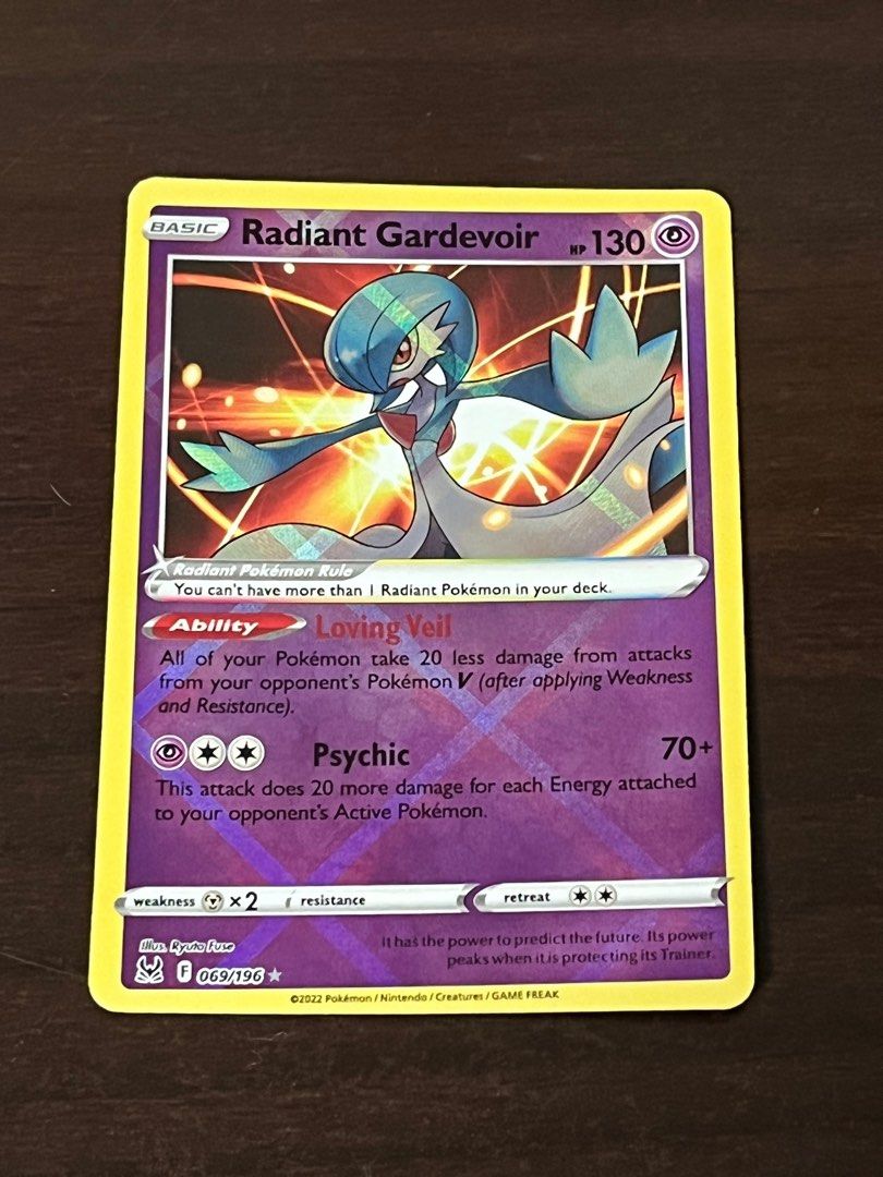 Pokmon Lost Origin Radiant Gardevoir Ultra Rare card, Hobbies & Toys, Toys  & Games on Carousell
