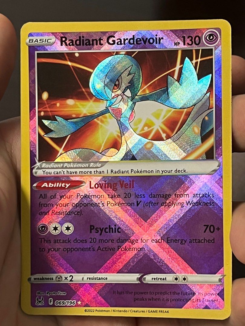 Pokmon Lost Origin Radiant Gardevoir Ultra Rare card, Hobbies & Toys, Toys  & Games on Carousell