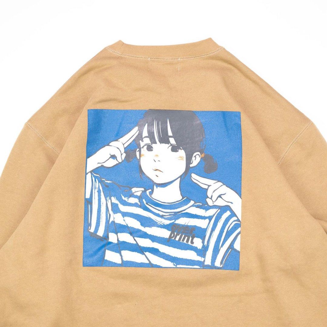 Overprint POP ART swaeatshirts Ver:2 (sand), 男裝, 上身及套裝, T