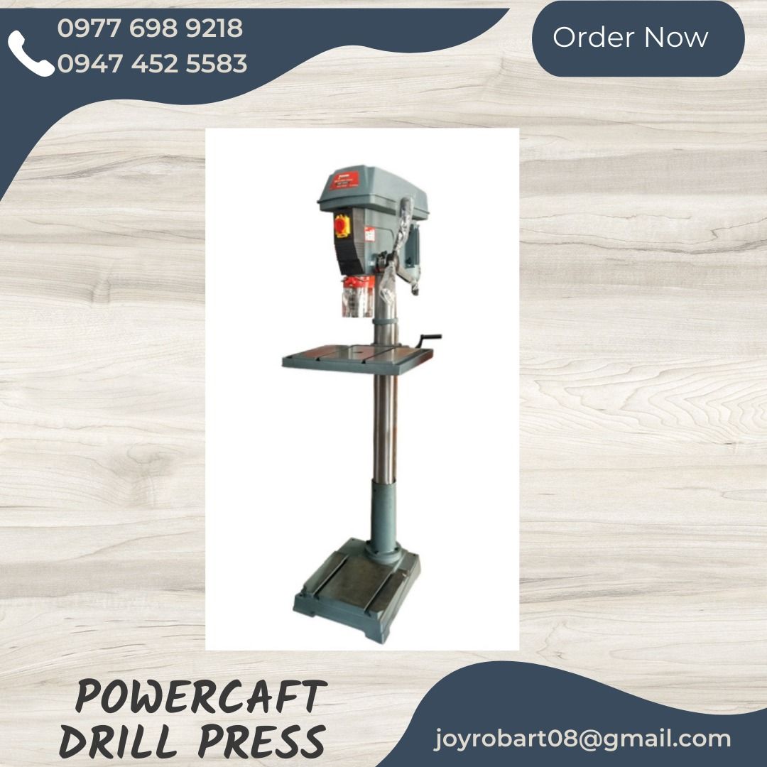 POWERCRAFT DRILL PRESS, Commercial & Industrial, Construction Tools