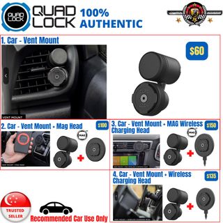 Affordable quad lock car mount For Sale