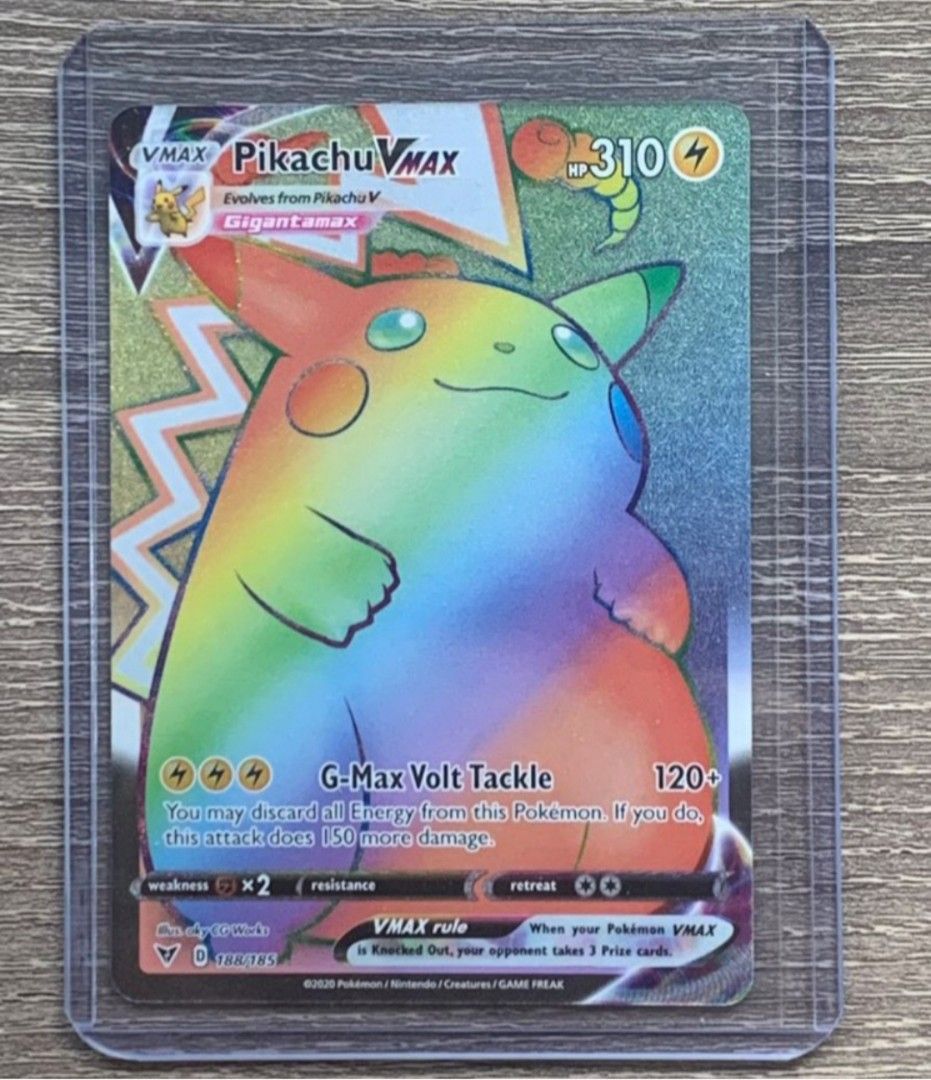  Rainbow pikachu vmax, Hobbies & Toys, Toys & Games on Carousell Motiv 