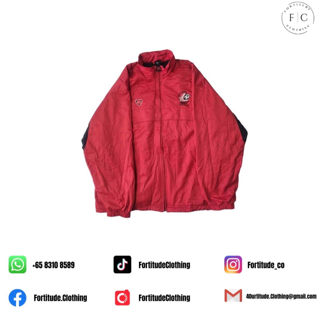 All red nike windbreaker outlet