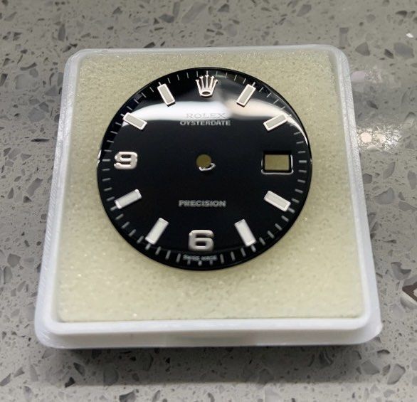 Refurbished Rolex OysterDate Precision 6694 Black Explorer Perpetual Dial