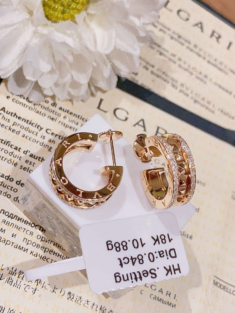 Rg Bvlgari diamond Earrings hk Women s Fashion Jewelry
