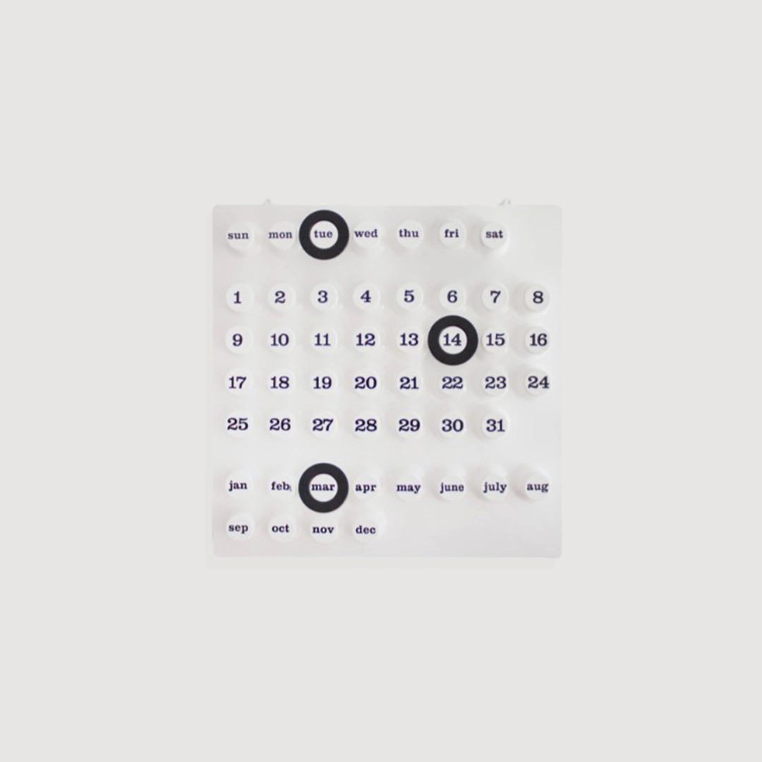 ring a date perpetual wall calendar in white Furniture Home Living