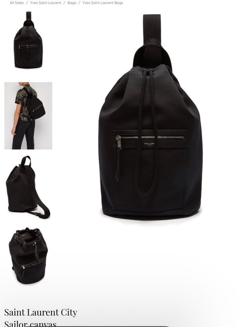 City sailor 2025 canvas backpack