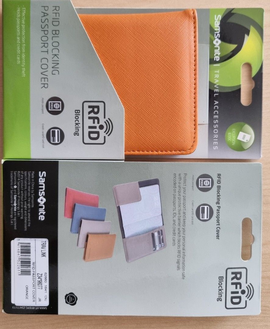 Samsonite RFID passport cover, Hobbies & Toys, Travel, Travel