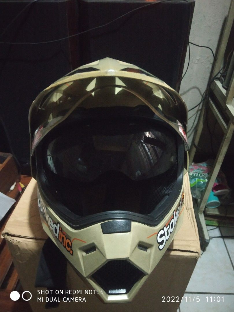 Sec motard hot sale helmet