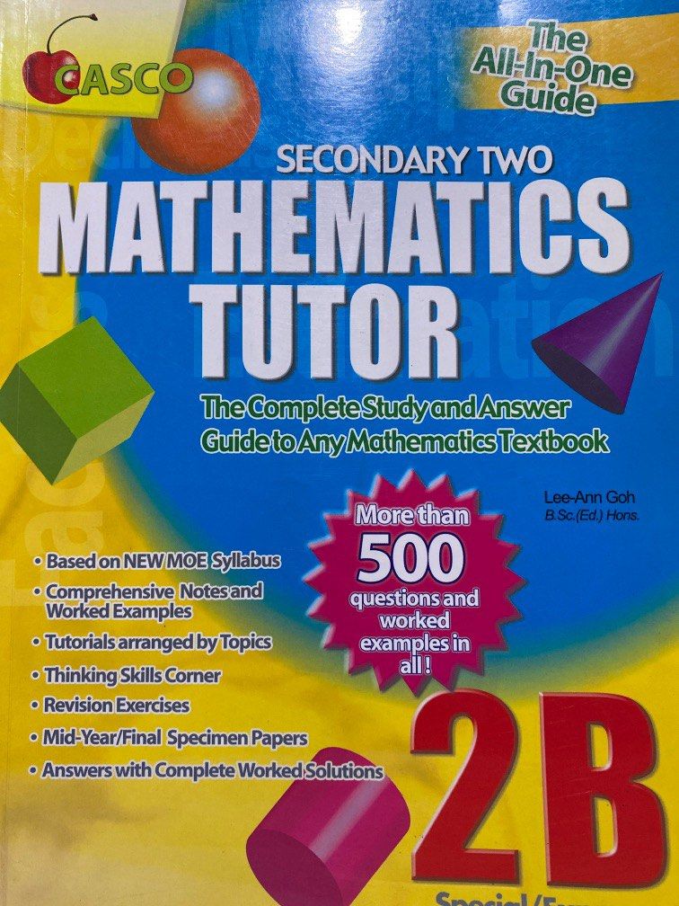 Secondary 2 Mathematics Book, Hobbies & Toys, Books & Magazines ...