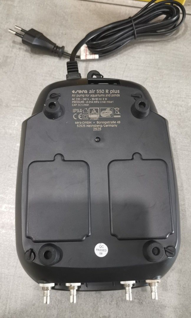 Sera Precision Air 550 R Plus Air Pump, Pet Supplies, Homes & Other Pet ...