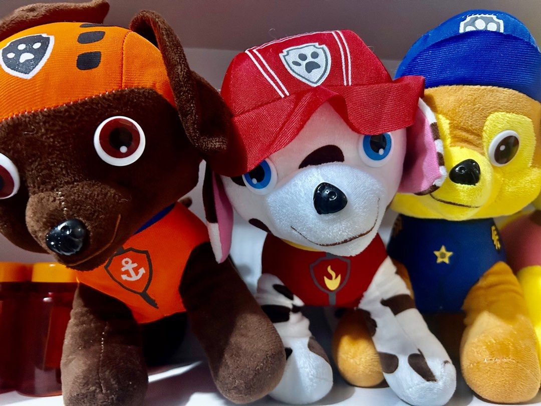 Set of 6 Paw Patrol Stuffed Toys, Hobbies & Toys, Toys & Games on Carousell