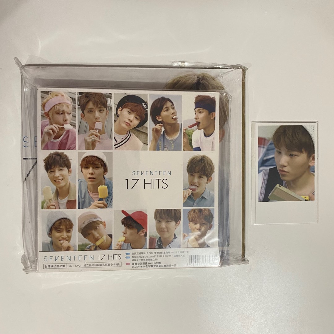 日本公式品 SEVENTEEN 17 HITS 台湾独占版 Unboxing CD