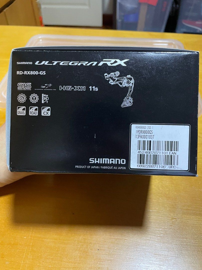 Shimano Ultegra RX rear derailleur, rd-rx800-gs, Sports Equipment ...