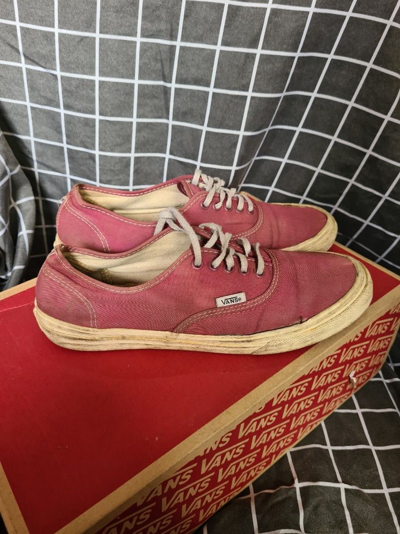 Vans clearance merah maroon