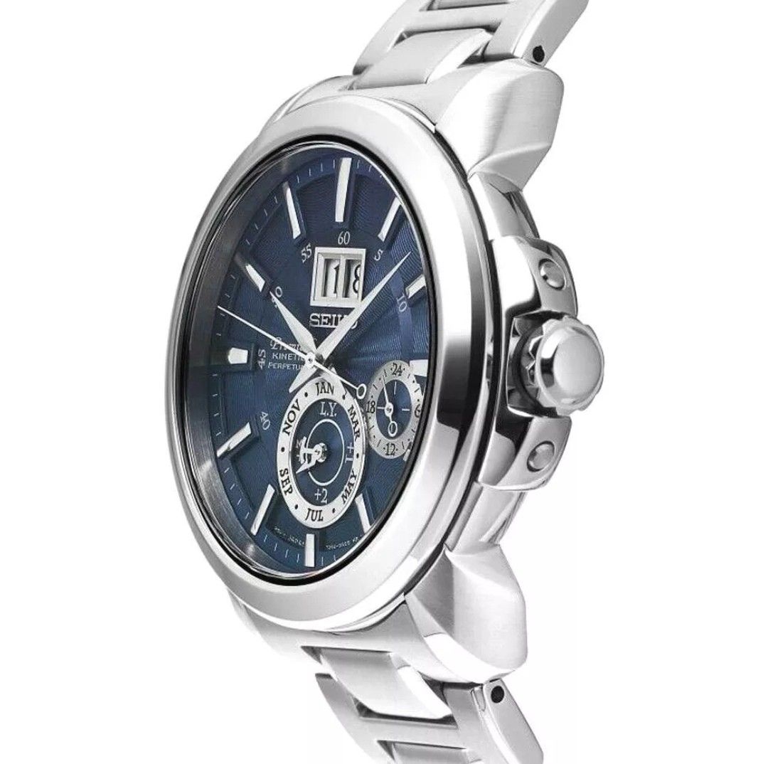 SNP161 Seiko PREMIER KINETIC AUTO RELAY Luxury Watches on