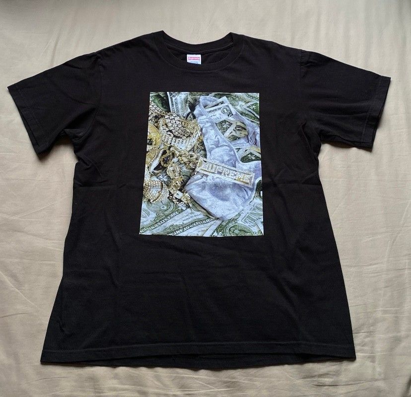 Supreme bling tee black outlet