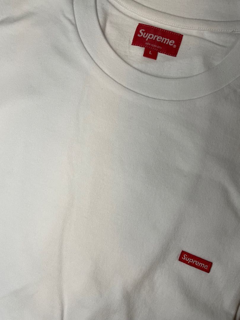 2020AW Supreme Cross Box Logo Tee 白M 希少 - トップス