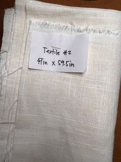 Textile #2: sofa fabric Linen retaso