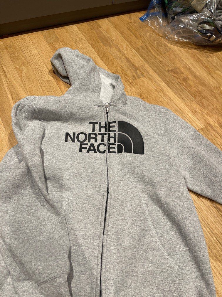 Mens grey online north face hoodie