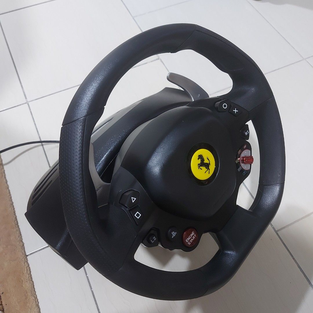Thrustmaster T80 Ferrari 488 GTB Edition Racing Wheel, Video Gaming