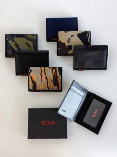 TUMI original men's Card Case card holder wallet cardholder with id window