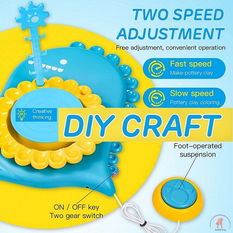 {Upgraded Version} Kids DIY Pottery DIY Arts and Crafts Toys