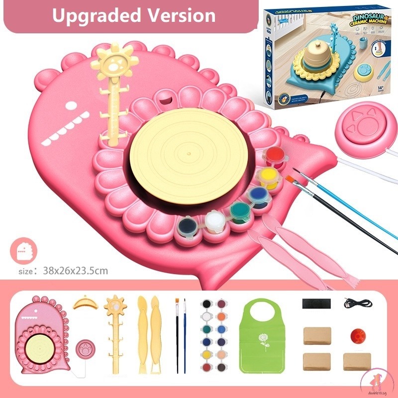 {Upgraded Version} Kids DIY Pottery DIY Arts and Crafts Toys