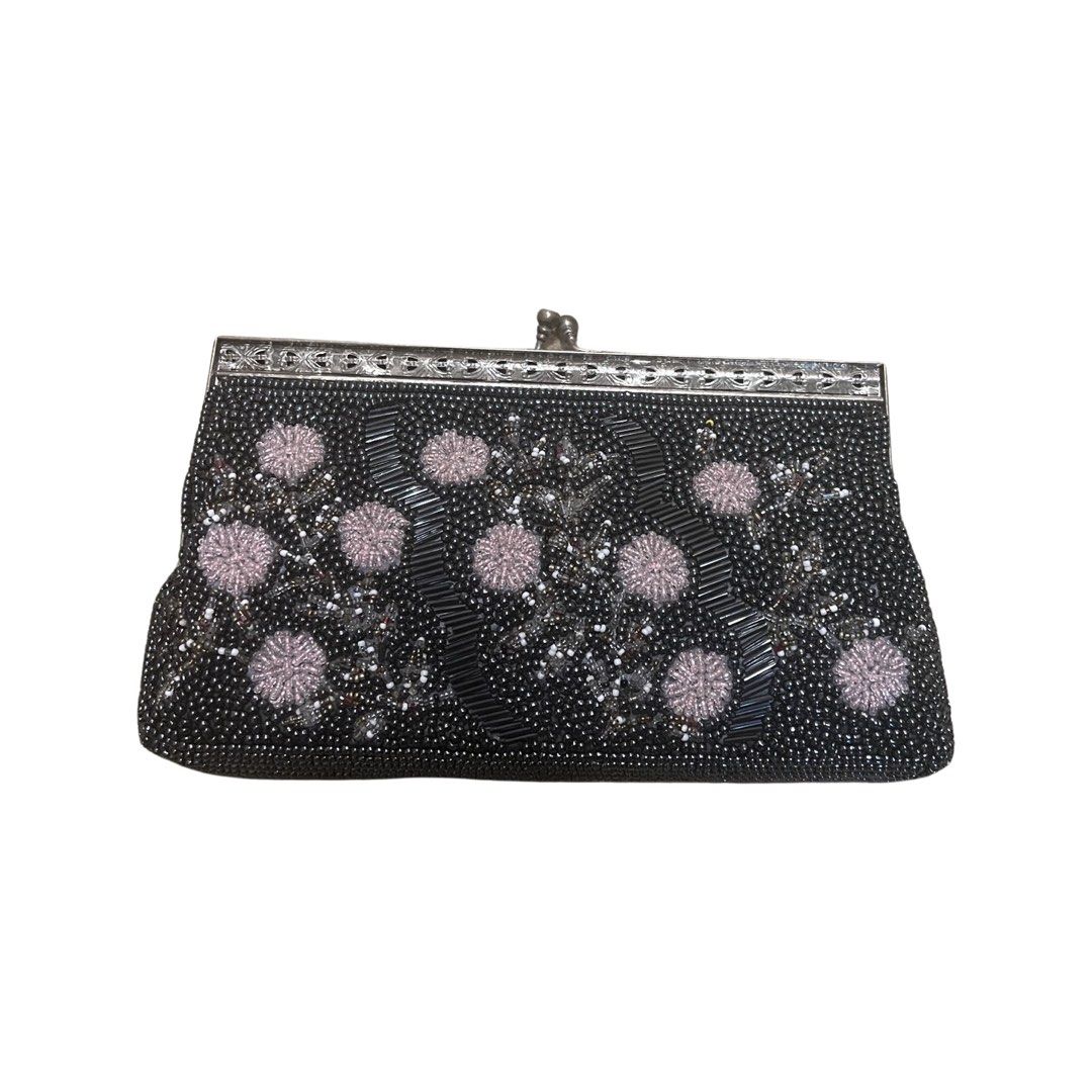 Beaded evening clutch