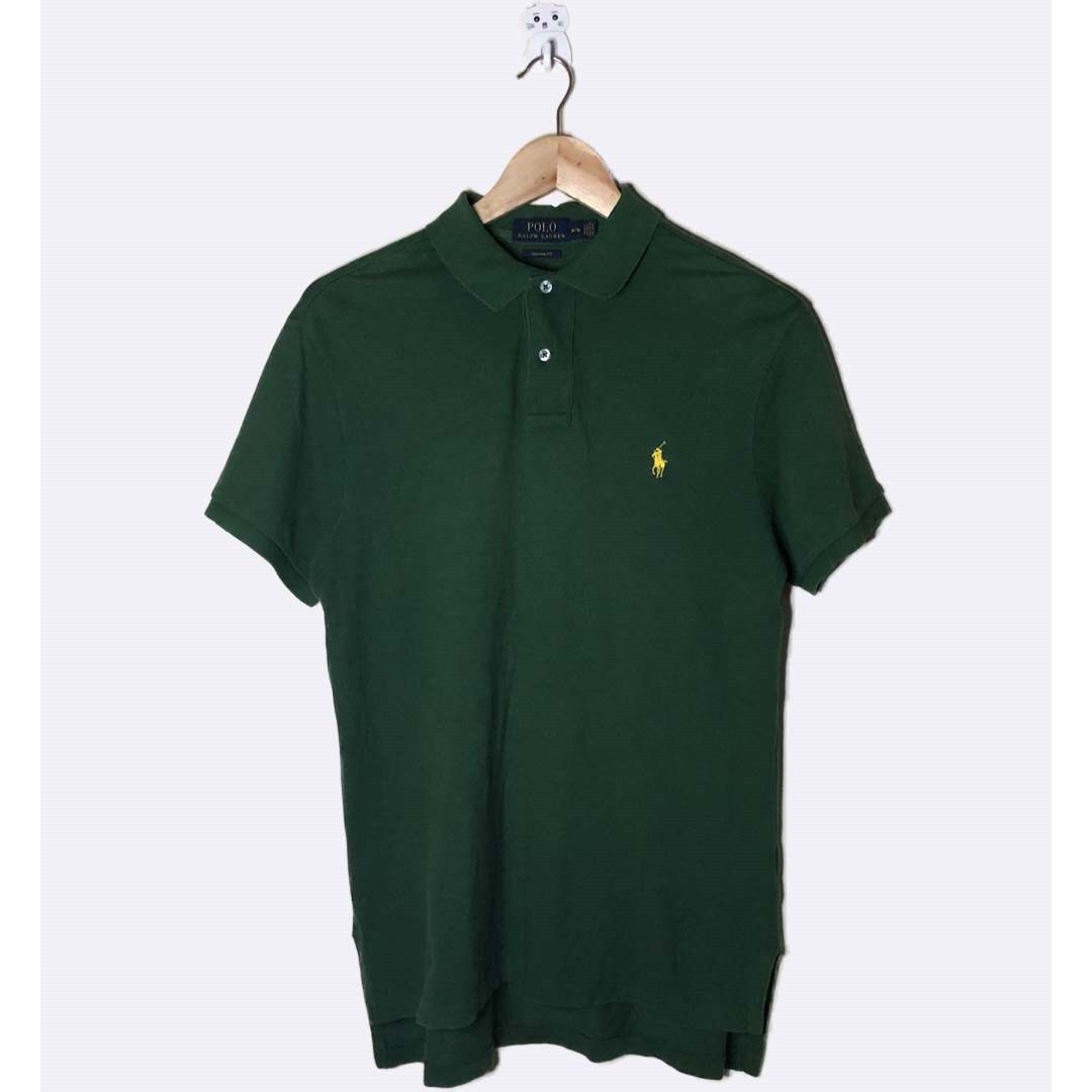Vintage Ralph Lauren polo ( Dark green ), Men's Fashion, Tops & Sets,  Tshirts & Polo Shirts on Carousell