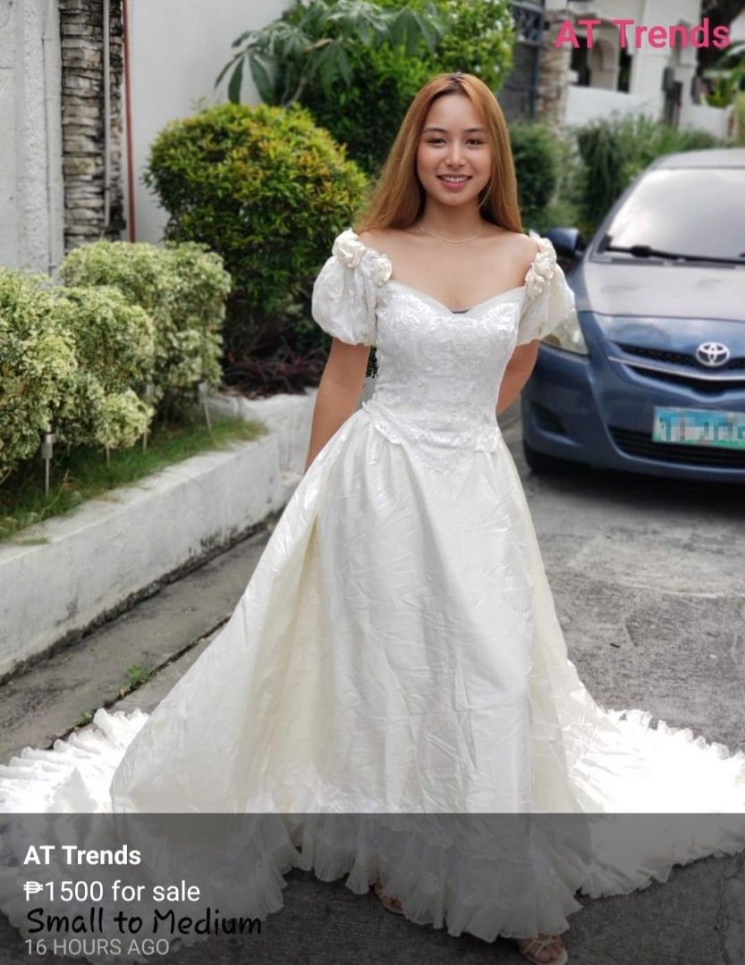 White gowns cheap for sale