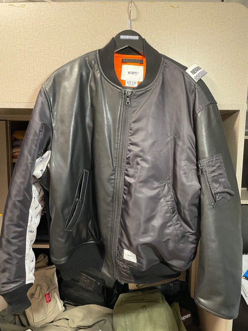 Wtaps x Neighborhood NBHD W1 MA1 jacket (M), 男裝, 外套及