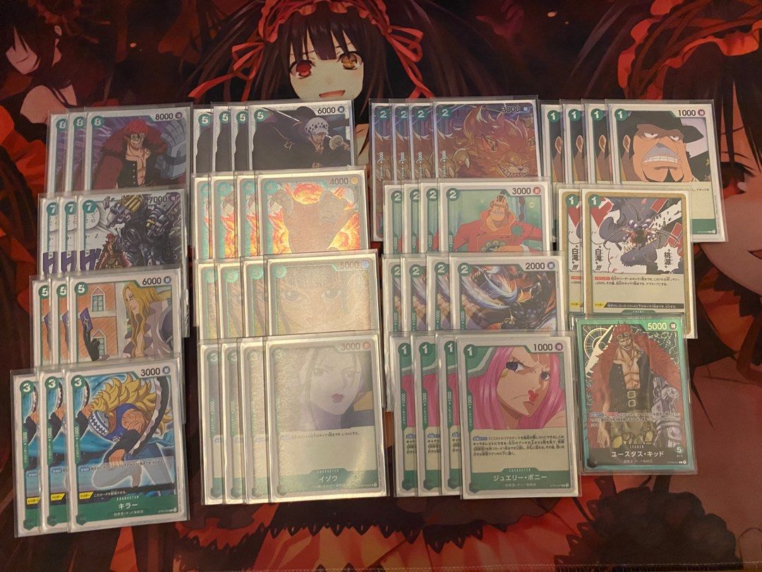 WTS One Piece Green Kid Deck, Hobbies & Toys, Toys & Games on Carousell