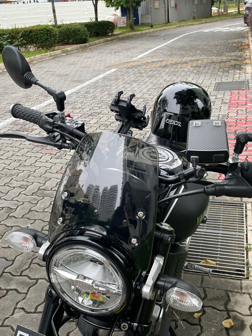 Yamaha xsr 155 clearance windshield