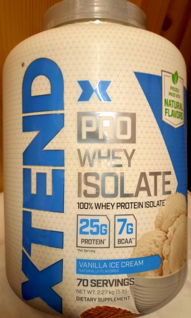 Xtend Pro Isolate Whey Protein 增肌奶粉/分離乳清蛋白粉 Vanilla Ice Cream 5lbs 雲呢拿