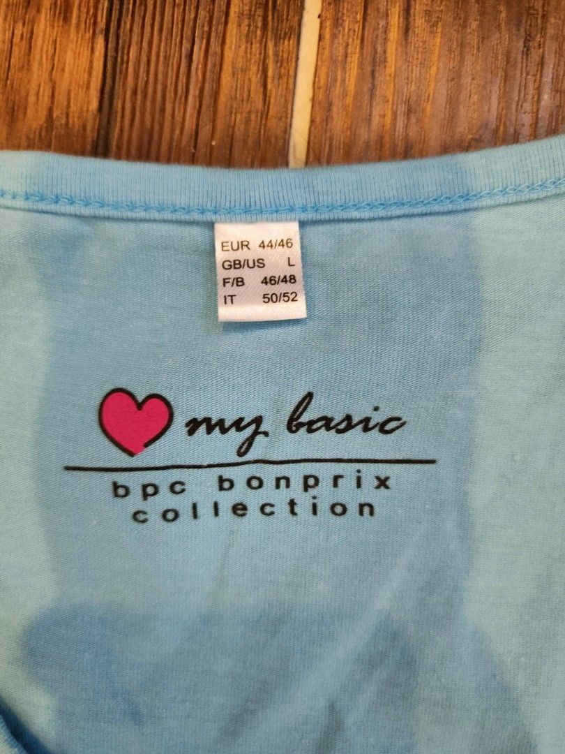 100% cotton singlet tops my basic bpc bonprix collection , essentials  redoute creation like new, Women's Fashion, Tops, Sleeveless on Carousell