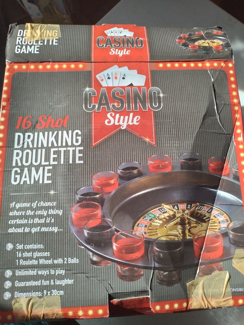 16 drinking roulette game (Category: Board Games & Puzzles) located in Cavite. Submitted by cha21hk21 (Listing ID 1195062197, Image 1). Description: missing 2 balls but you can use any small balls naman.