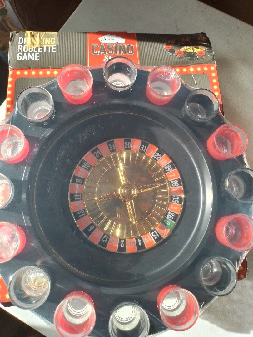 16 drinking roulette game (Category: Board Games & Puzzles) located in Cavite. Submitted by cha21hk21 (Listing ID 1195062197, Image 2). Description: missing 2 balls but you can use any small balls naman.