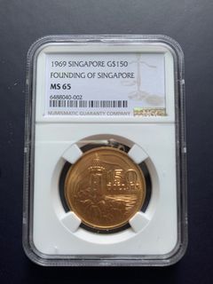 1969 Beautiful 150th Anniversary Gold Coin MS65