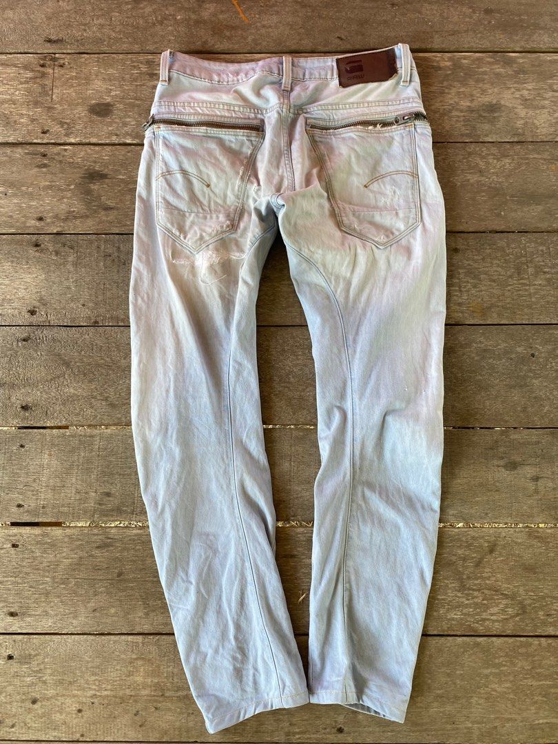 Arc zip 3d slim jeans top