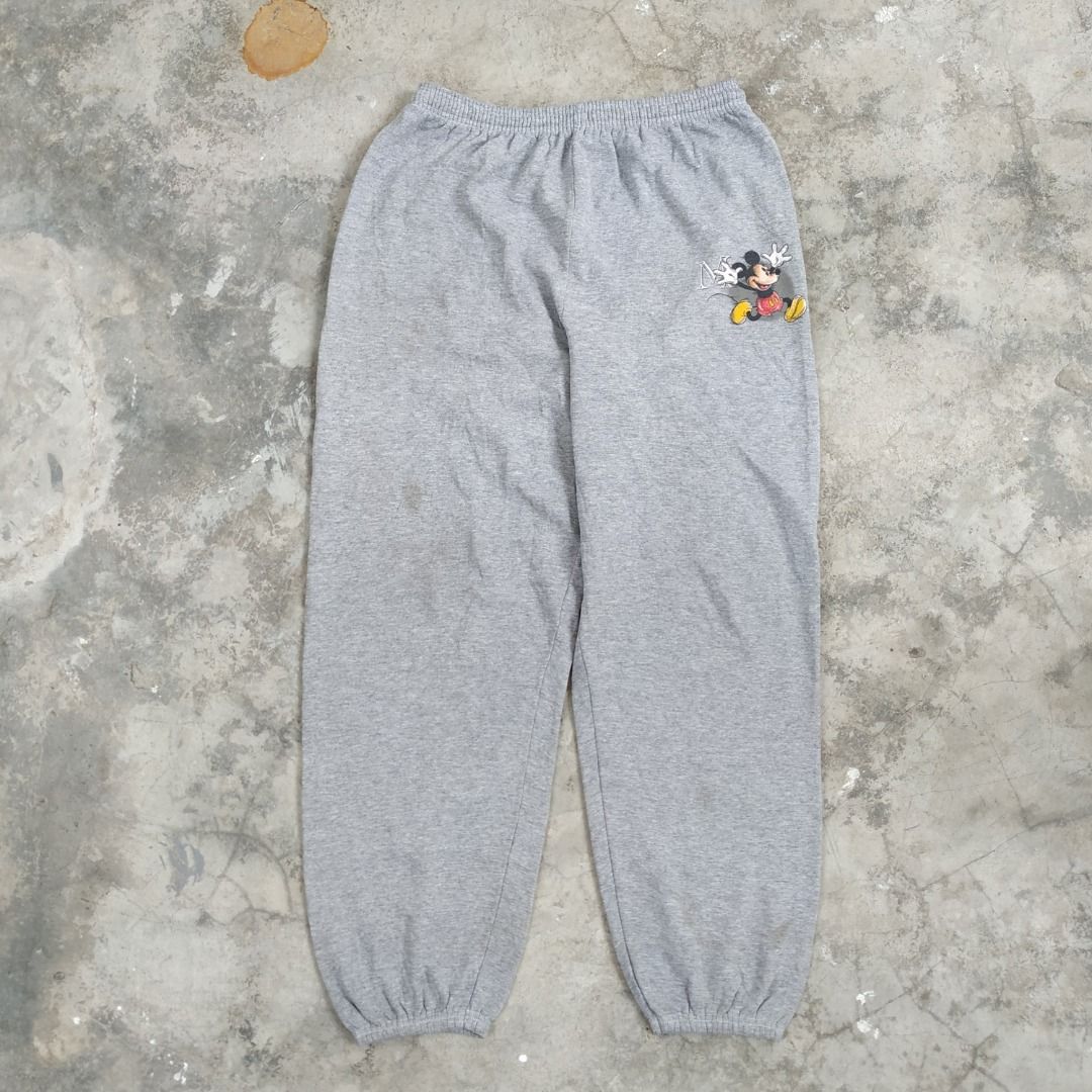 Vintage Disney Mickey Mouse sweatpants embroidered - Depop