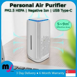 [6 MONTH WARRANTY] Mojo Car Air Purifier (Removes Smoke Odor Pollen Allergens Bacteria)