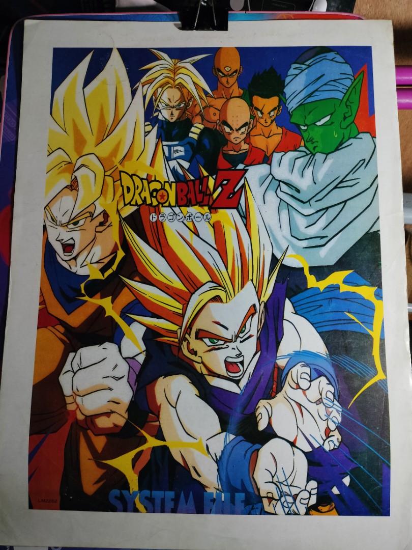 90'S Vintage Poster Dragon Ball Z, Hobbies & Toys, Memorabilia &  Collectibles, Vintage Collectibles On Carousell