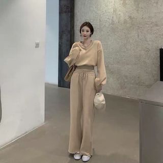 春夏薄款休閒運動套裝