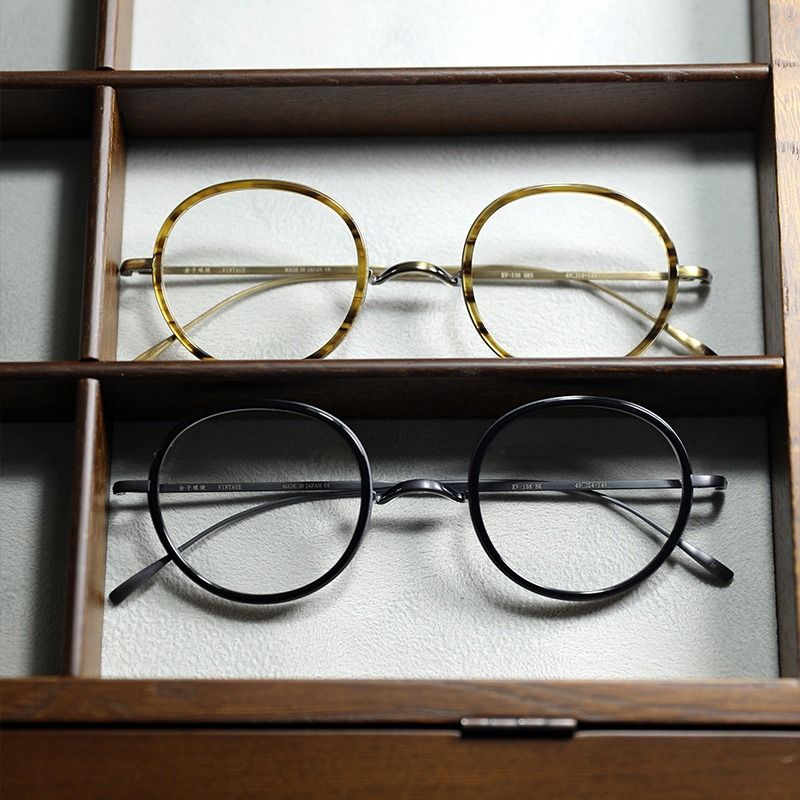 金子眼鏡, KV-138 , BK, SIZE:49-24-148, 男裝, 手錶及配件, 眼鏡