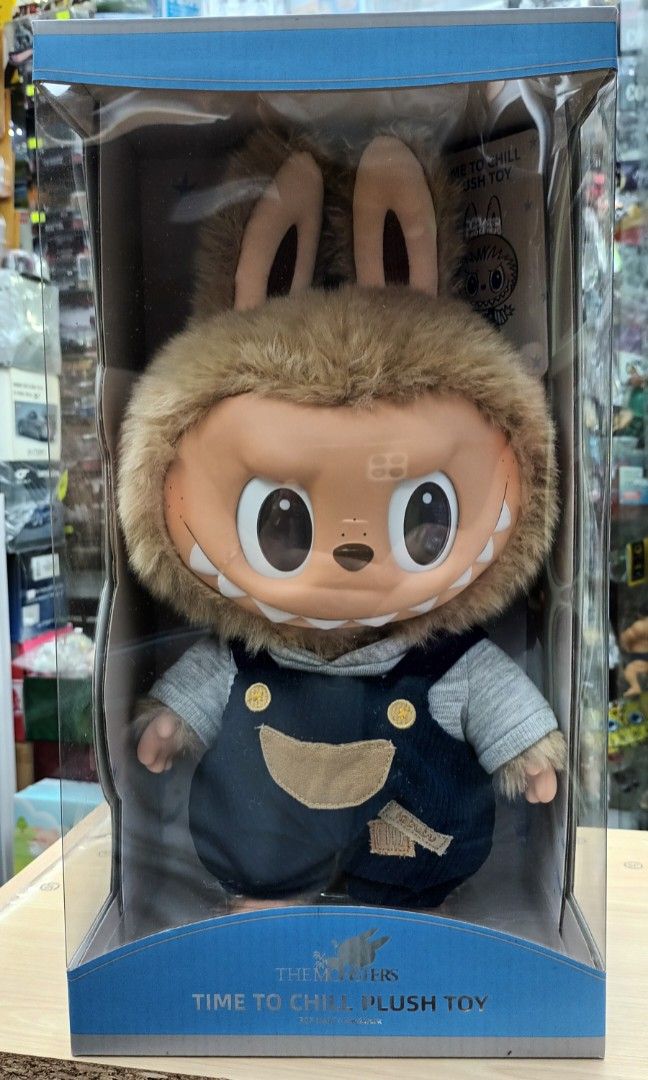 現貨popmart how2work the monsters labubu time to chill plush