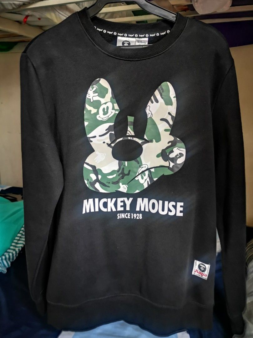 Aape by Bathing Ape x Mickey Mouse Men s Fashion Coats Jackets